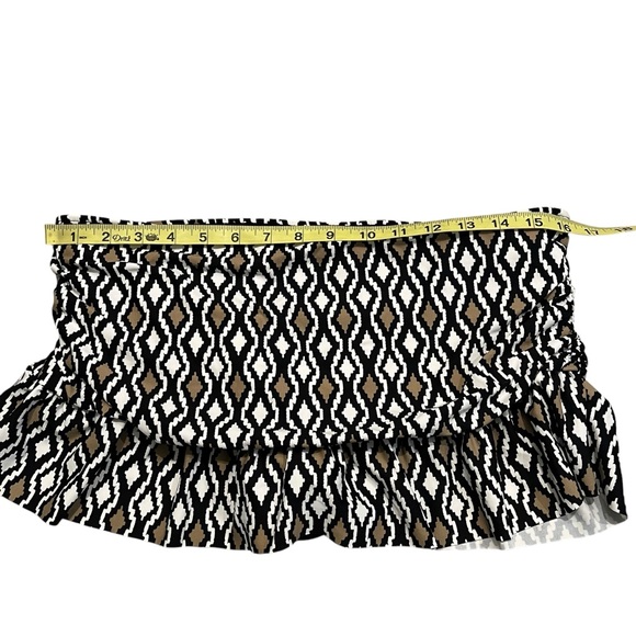 NWT, La Blanca Island Goddess Ruffle Skirted Bottom - Black, Sz 12 - Picture 11 of 14